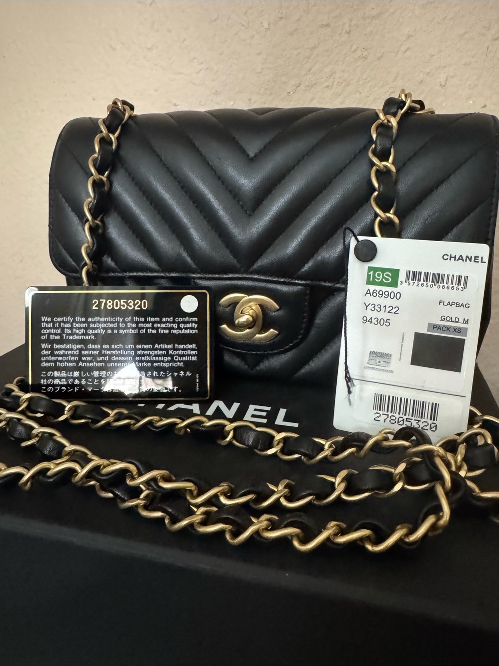 Chanel Mini Chevron Bag